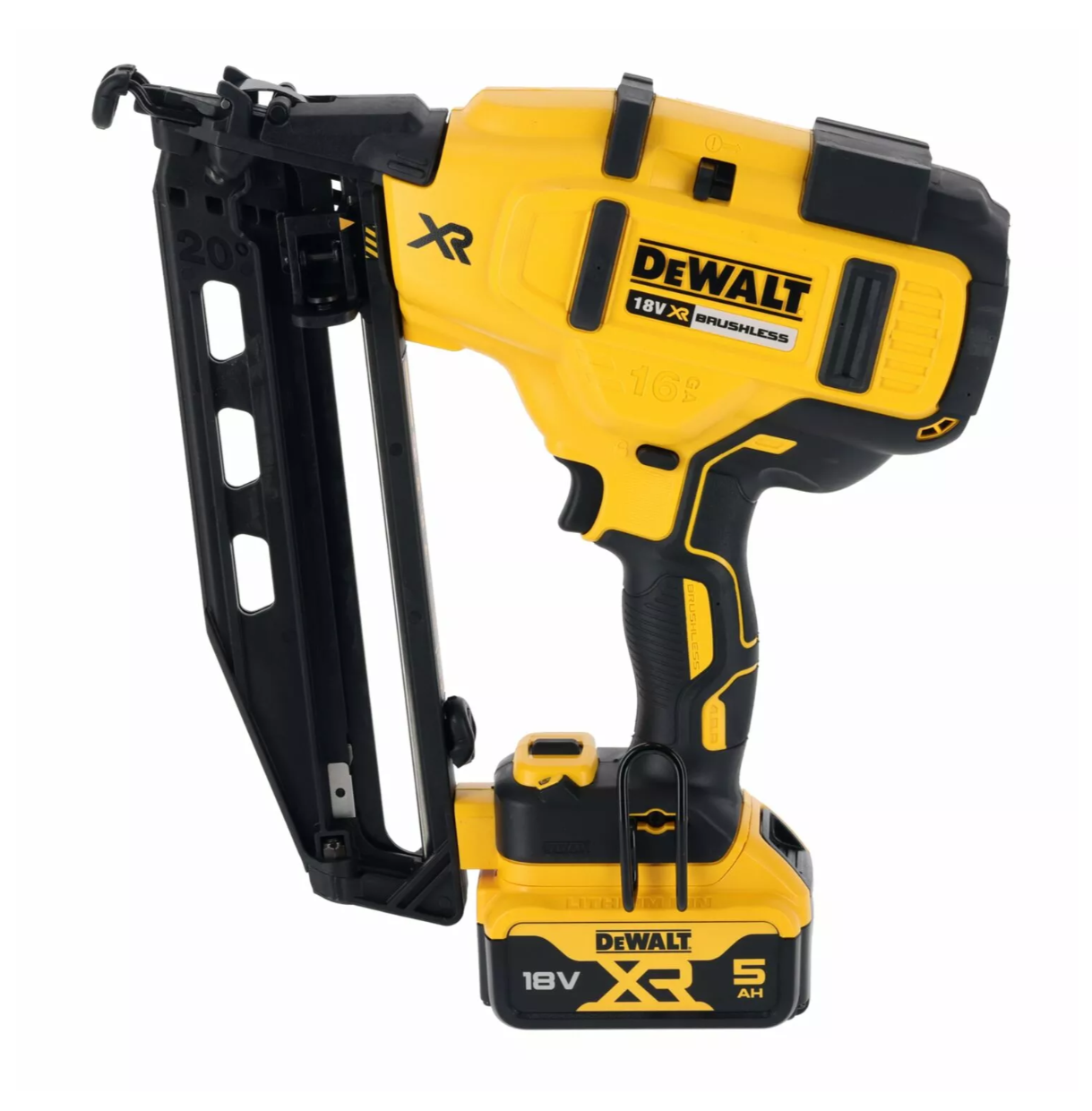 Cloueuse de finition sans fil 18V Li-Ion 32-63 mm DeWALT DCN660N